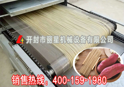水晶粉丝机整条设备只需一人看管