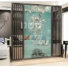 厂家定制黑色不锈钢屏风隔断酒店大堂高档不锈钢屏风镂空花格加工
