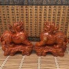 南康区宝匠家具销售部草花梨木根雕摆件麒麟木雕山水工艺品