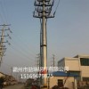 吉安市双回路45度转角钢管杆 架空线15米转角钢管杆