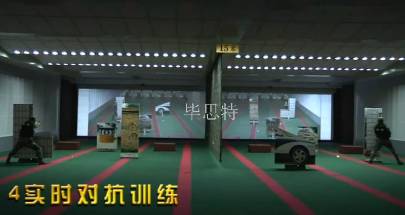室内外靶场建设自动报靶系统战术训练模拟影像对抗训练0