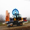 供应液压装载机打桩机 公路液压护栏打桩机