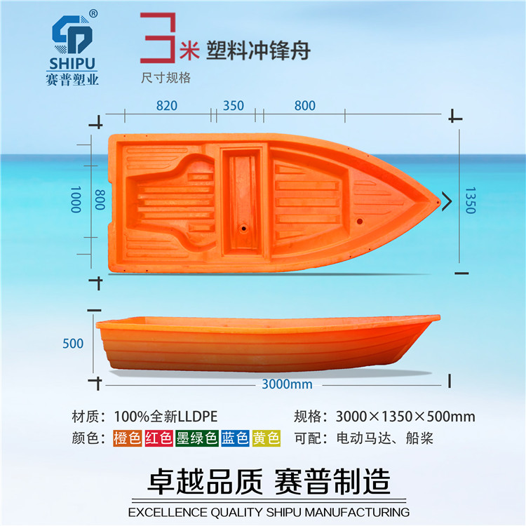 3米冲锋舟