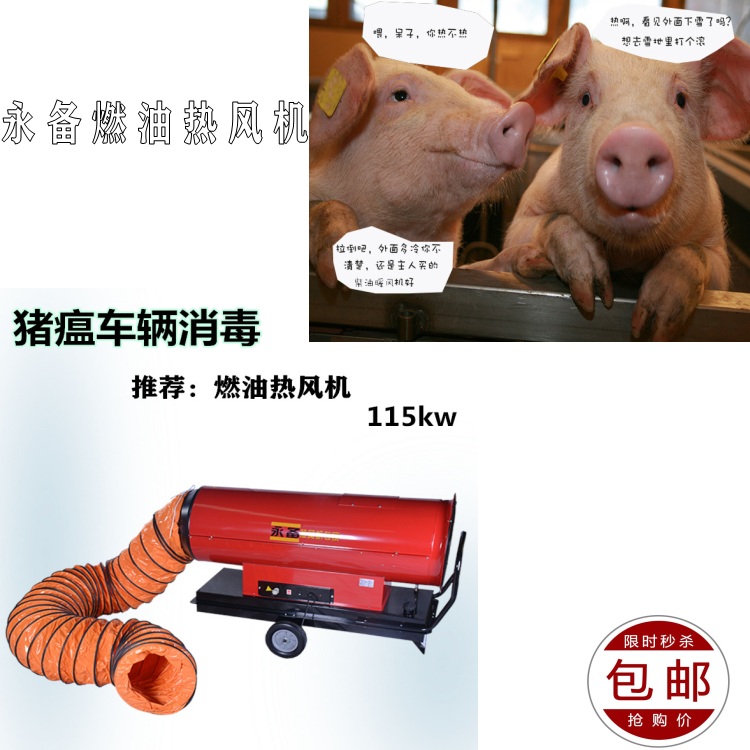 猪瘟车辆消毒热风机