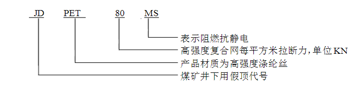 JDPET型号表示