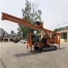新型螺旋打桩机旋挖钻机 建筑工地地基打桩机 履带式光伏电打桩