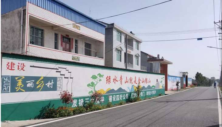 美丽乡村墙体彩绘d